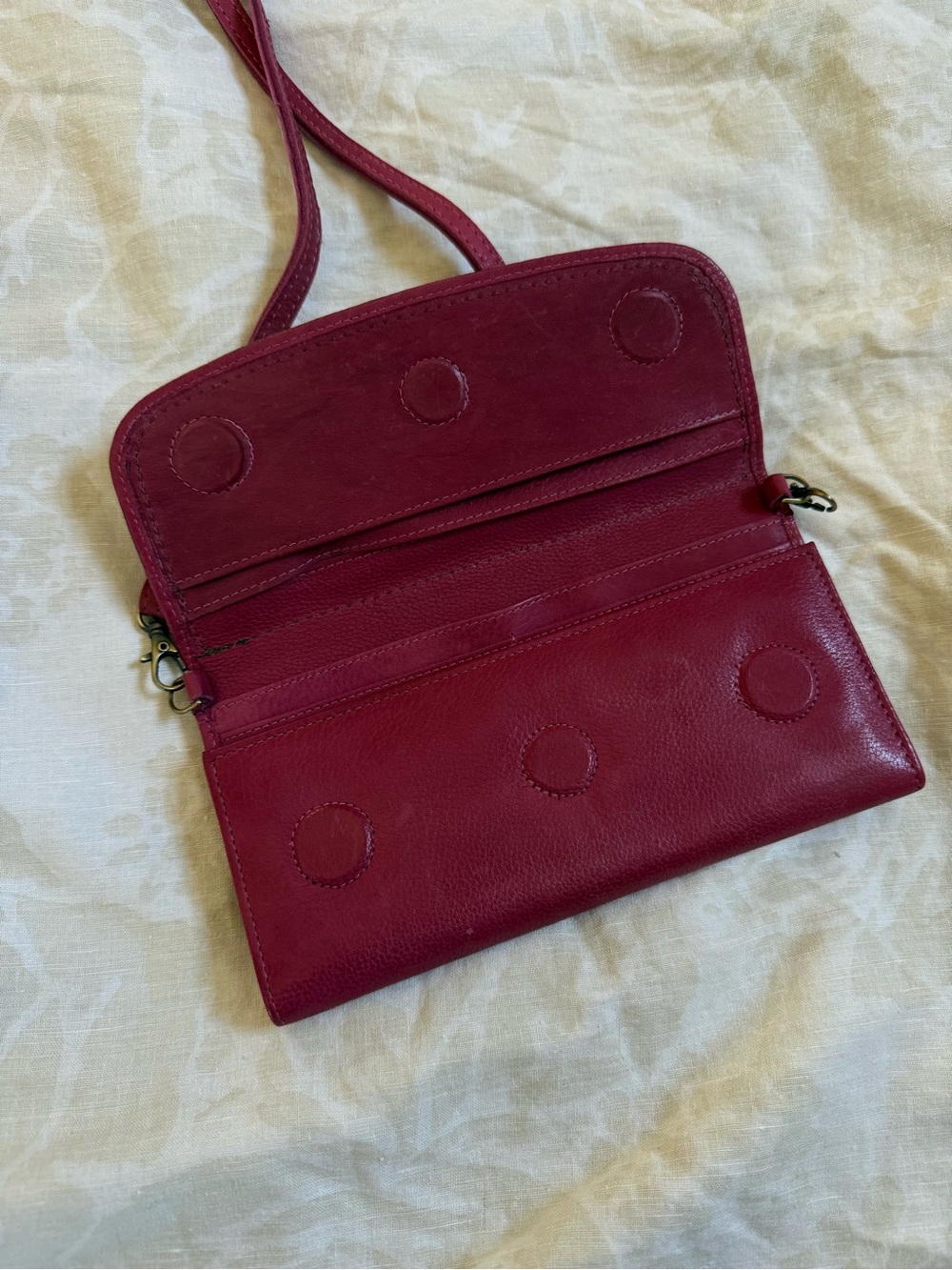 Like New Upcycled Crossbody Wallet Repurposed American Darling Louis Vuitton - Picture 2 of 10